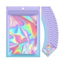 20入組可重新密封密拉聚酯薄膜首飾類儲物袋