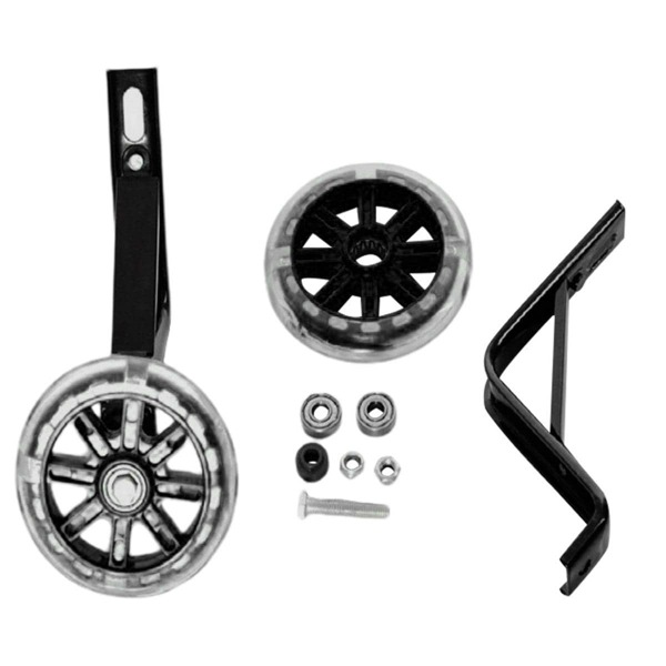 Strong Bike Training Wheels Stabilizers Support Flash Mounted Kit Rear
