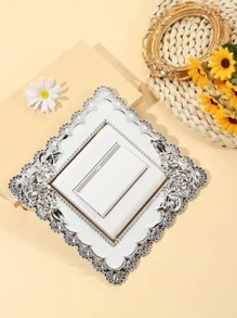 1 Khung ổ cắm vòng đơn và vòng đôi bằng nhựa, Vỏ công tắc đèn viền vàng hồng và bạc thanh lịch, Miếng dán tường, Miếng dán công tắc trang trí văn phòng và gia đình, Miếng dán, Decal dán tường, Decal dán tường bằng nhựa vinyl để trang trí nhà cửa, Vật dụng trang trí mùa xuân làm mới ngôi nhà của bạn, Miếng dán trang trí Rama - trắng - Xem 2