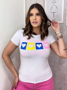 Women T-Shirts - 白色 - 查看 1