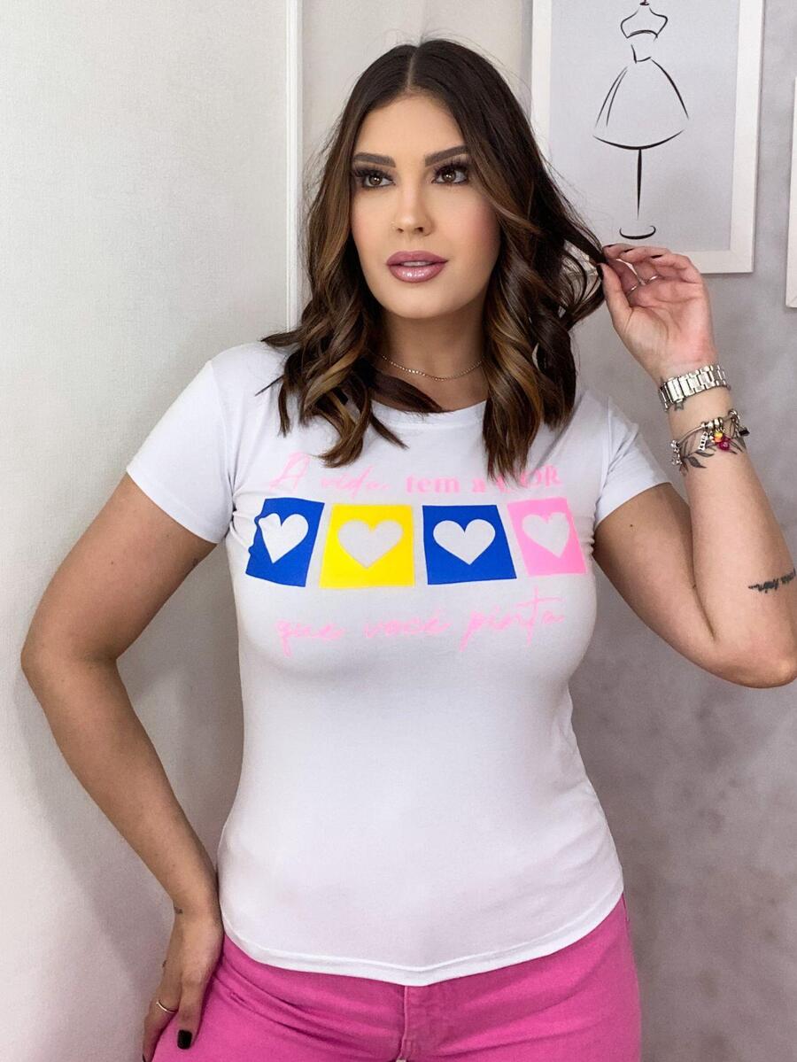 Women T-Shirts - 白色 - 查看 1