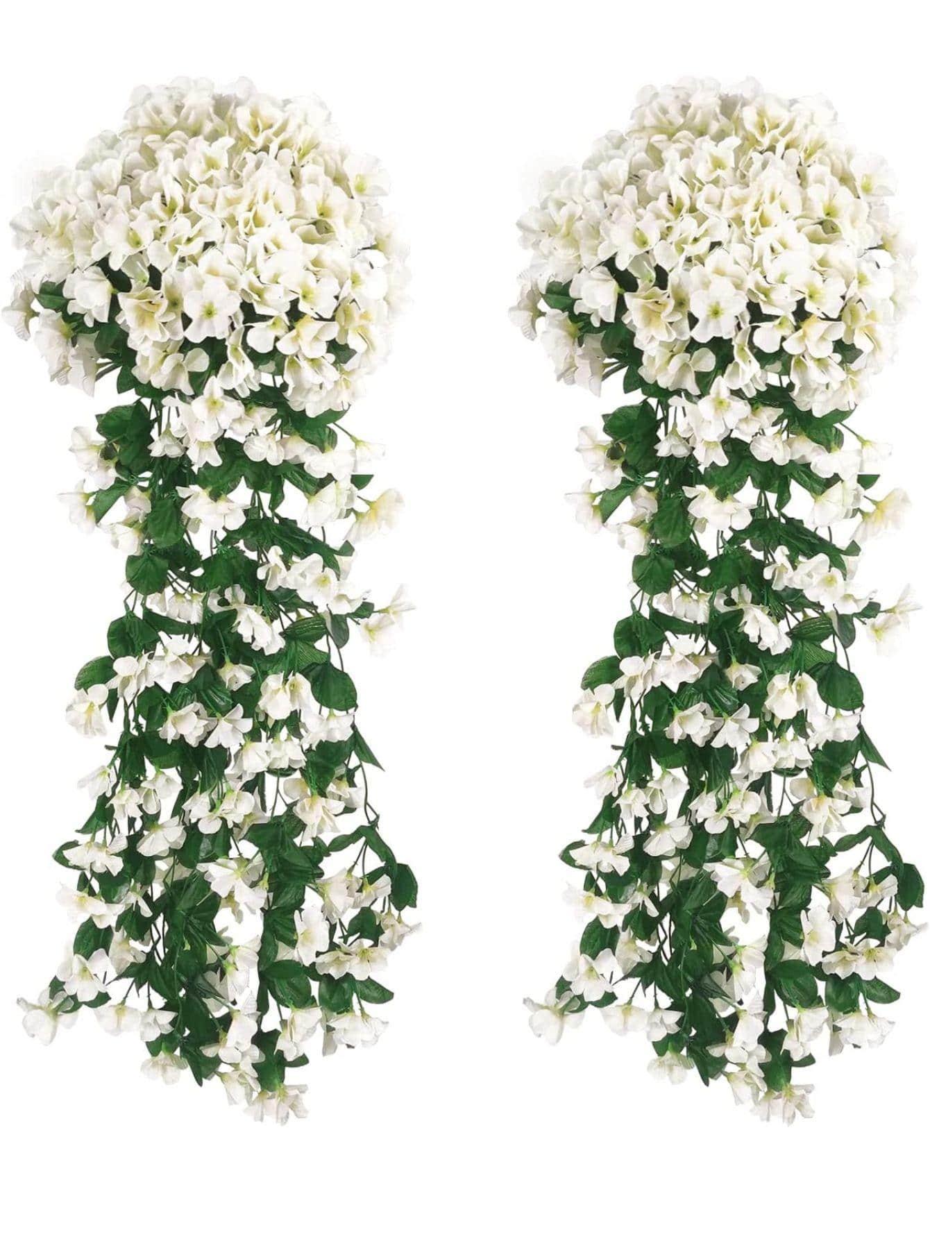 仿真花 - 白色 - 查看 1