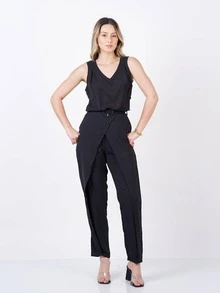 Women Pants - Black - View 3