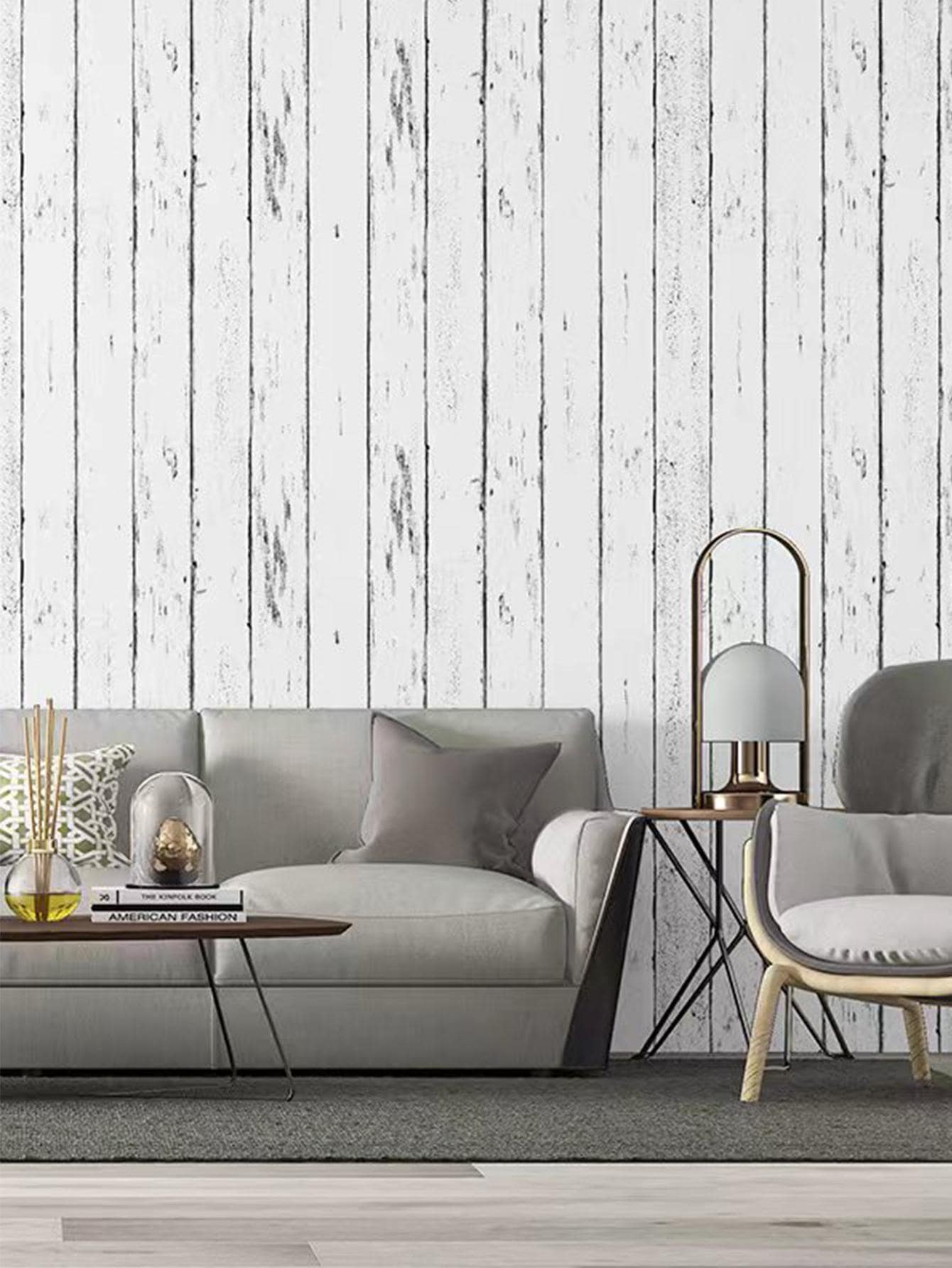 牆紙 - 白色 - 查看 1