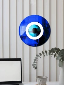 1 nhãn dán tường gương hoa văn mắt ác - Màu xanh lam - Xem 1