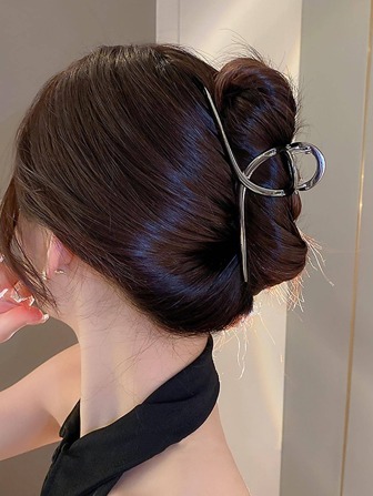 1 st kvinnor korsningsdesign casual hårklo för vardagslivet fest klospännen hårspännen hårkäkspänne hårklämmor hårklämmor hårhållare hårspänne, skolgrejer, college höst vinter håraccessoarer för kvinnor för semesterkläder kvinna