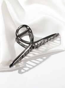 1个女士交叉设计休闲发爪，适合日常、派对、上学、大学、秋冬季节，是女士度假、夏季海滩等场合的理想发饰。 - 黑色 - 查看 2