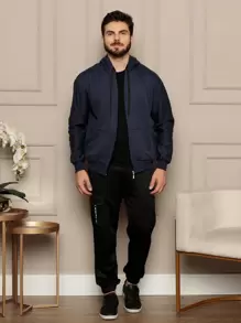 Men Sweatshirts - 藏蓝色 - 查看 3