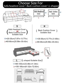 1 tấm bọc đệm ghế sofa màu trơn - Màu xám đen - Xem 10