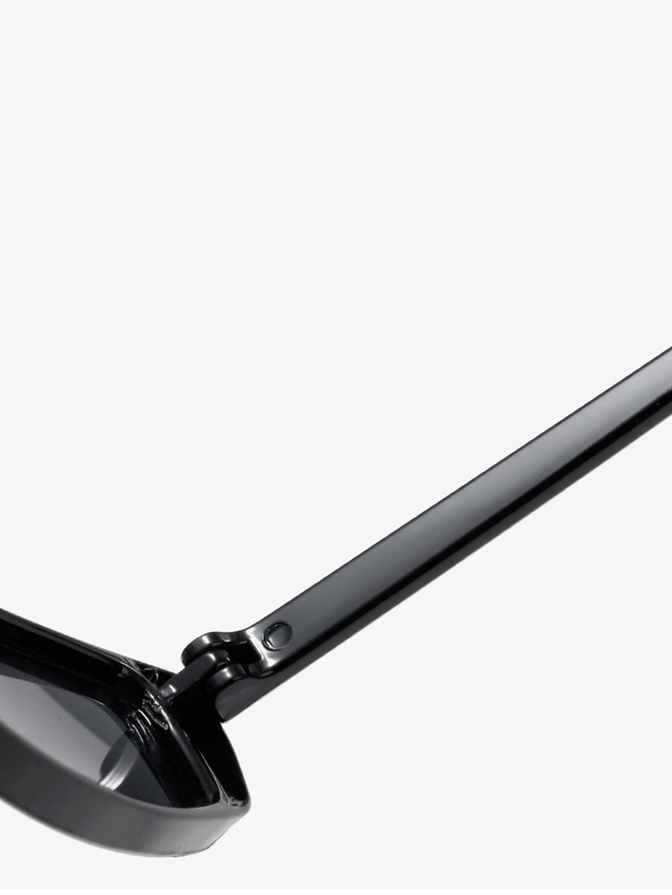 1pair Women Rectangle Frame Vintage Glasses For Daily Use Shades Beach