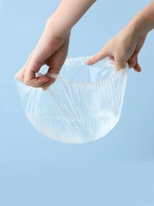100pcs Disposable Preservation Cover, Leftover Food Preservation Film, Sealing Cover, Refrigerator, Food Preservation, Tableware, Dustproof Cover