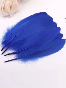 50pcs Feather Design DIY Decoration - Royal Blue - View 11