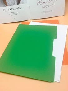 2 thư mục tệp ngẫu nhiên, túi tệp đơn giản cho gia đình, văn phòng - Nhiều màu - Xem 6