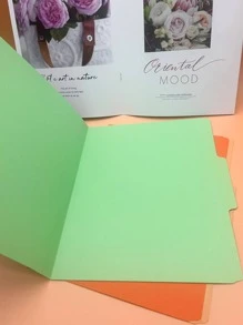 2 thư mục tệp ngẫu nhiên, túi tệp đơn giản cho gia đình, văn phòng - Nhiều màu - Xem 7