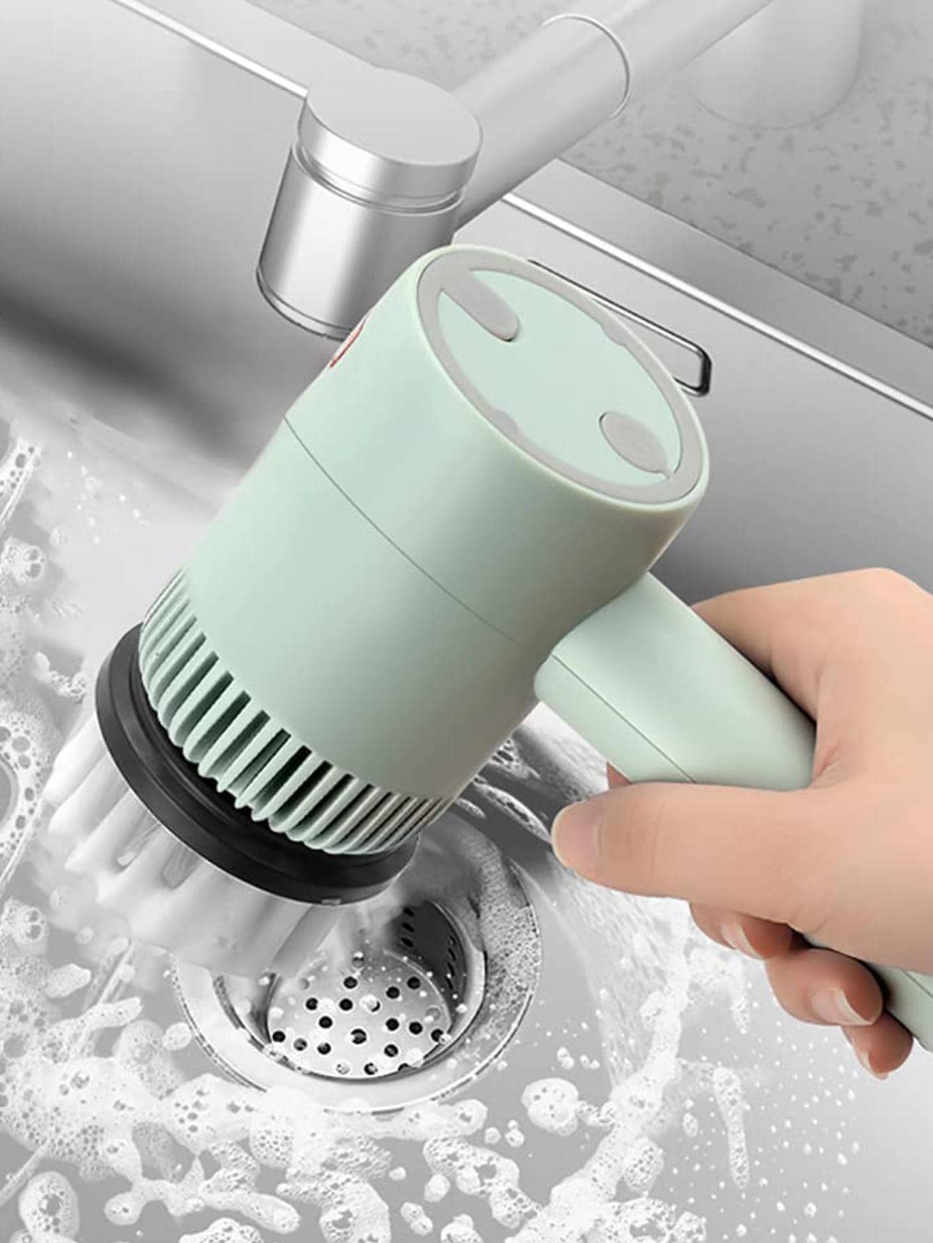 電動清潔刷:強大清潔適用於家用和浴室