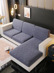 1 tấm bọc ghế sofa thiết kế hình học - Màu xám đen - Xem 4