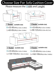 1 tấm bọc ghế sofa thiết kế hình học - Màu xám đen - Xem 9