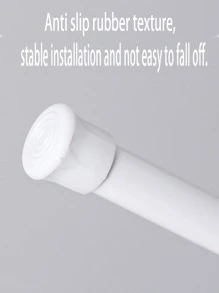 1 pieza Soporte fijador claro para barra de ropa, decoraciones, decoración de otoño, decoración festiva, decoración de habitación, decoración del hogar, decoración de otoño, decoración de dormitorio - transparente - Ver 4