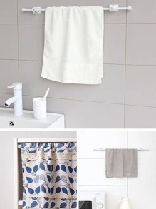 1 pieza Soporte fijador claro para barra de ropa, decoraciones, decoración de otoño, decoración festiva, decoración de habitación, decoración del hogar, decoración de otoño, decoración de dormitorio - transparente - Ver 8