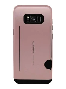 Funda Case Uso Rudo Tarjetero Para Galaxy S8 Guardian - Rosa - Ver 1