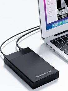 USB 3.0 Sata Case Hard Drive Enclosure For 3.5 And 2.5 HDD SSD, External Hard Drive Enclosure For Laptop, Consoles And Much More.