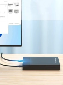 USB 3.0 Sata Case Hard Drive Enclosure For 3.5 And 2.5 HDD SSD, External Hard Drive Enclosure For Laptop, Consoles And Much More.