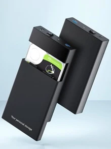 USB 3.0 Sata Case Hard Drive Enclosure For 3.5 And 2.5 HDD SSD, External Hard Drive Enclosure For Laptop, Consoles And Much More.