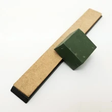 2pcs/set Plastic Polishing Wax & Knife Sharpener, Simple Kitchen Knife Sharpener Set For Kitchen - Army Green - View 1