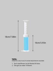 1 pieza PP inodoro creativo con diseño de flor inodoro para cuarto de baño - Morado - Ver 7