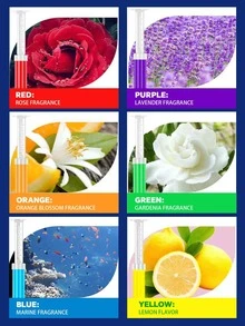1 pieza PP inodoro creativo con diseño de flor inodoro para cuarto de baño - Morado - Ver 6