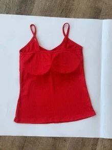 Women Tank Tops & Camis - 紅色 - 查看 2