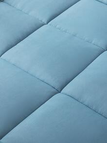 1 pieza liso Colchón simple de tela Colchón para dormitorio - Azul - Ver 4