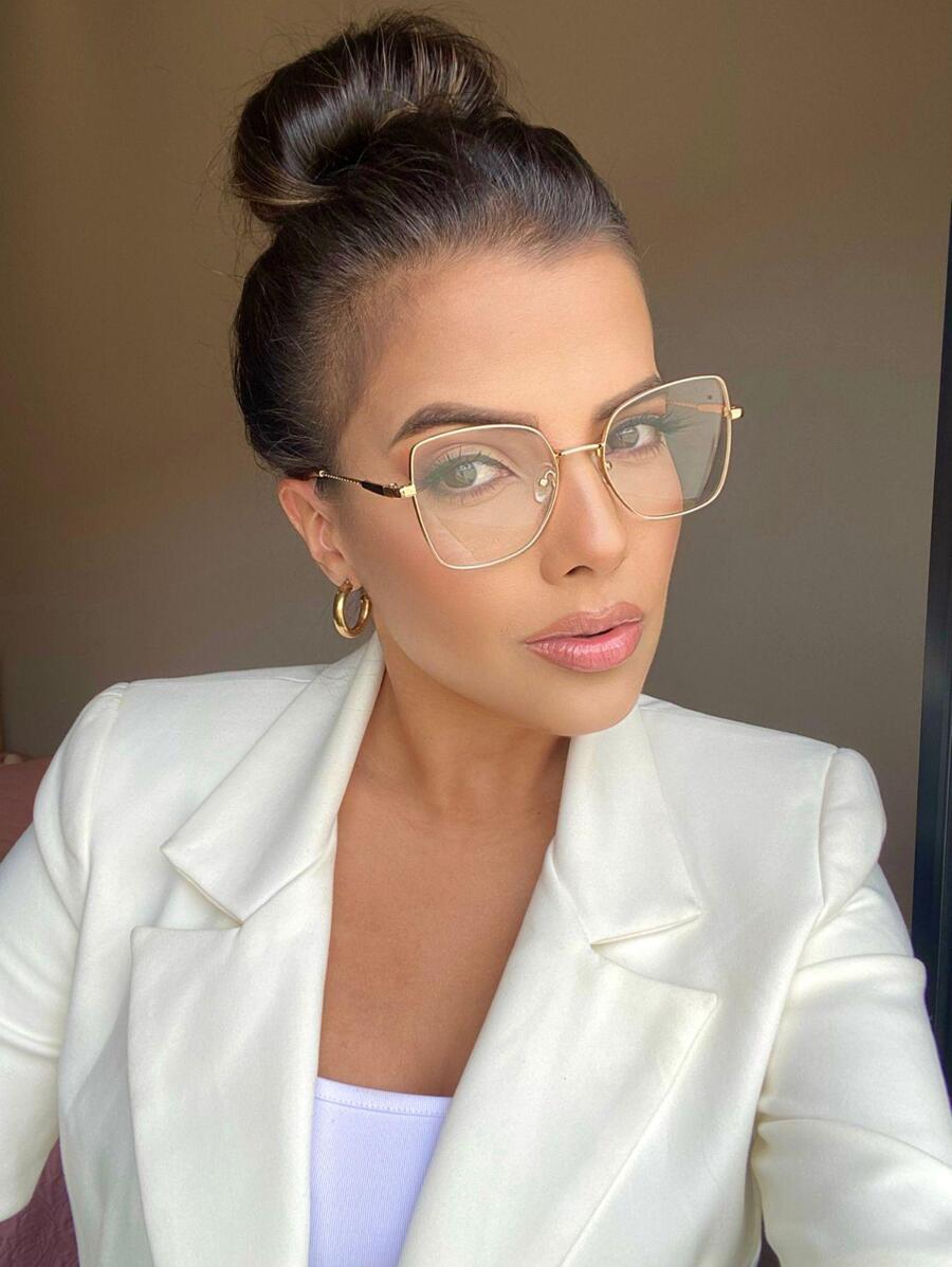 Women Eyeglasses - 金色 - 查看 1