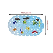1 قطعة سجادة حمام مع رسوم كرتونية، ديكور منزلي للحمام، ديكور خريفي، عودة إلى المدرسة