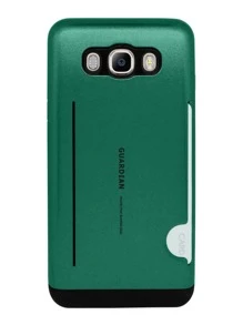 Funda Case Uso Rudo Tarjetero Para Galaxy J7 2016 Guardian - Verde Oscuro - Ver 1