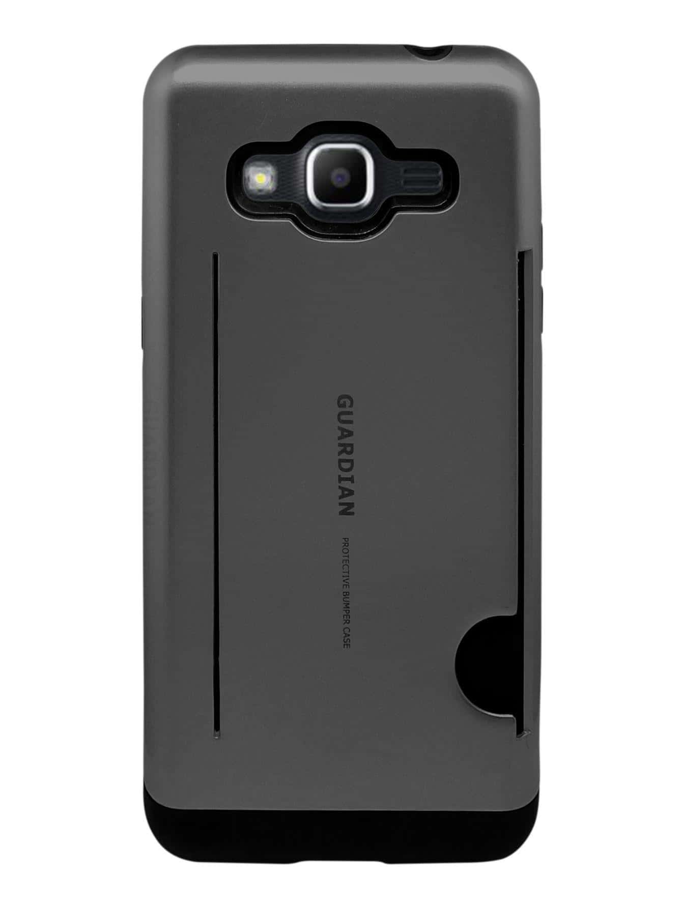 Funda Case Uso Rudo Tarjetero Para Galaxy Grand Prime Guardian - Gris - Ver 1
