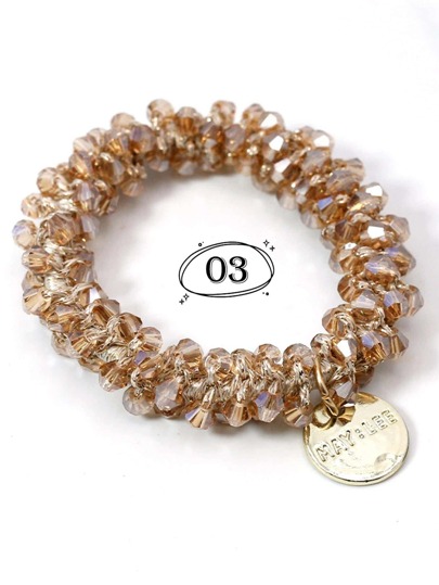 Xuxinha de cabelo Com Cristal Brilhantes -  N°03