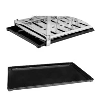 Escorredor Louca Secador Louça Inox 16 Pratos Cozinha Porta Talher Bandeja - Cinza - Visão 3