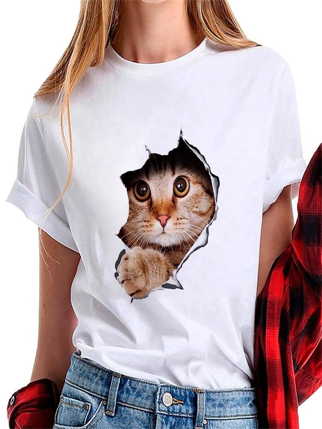 Women T-Shirts - White - View 1