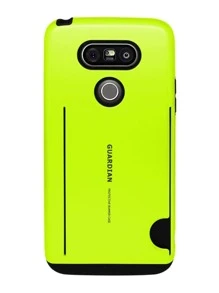 Rugged Use Card Holder Case Cover For  G5 Guardian - Lime Green - View 1