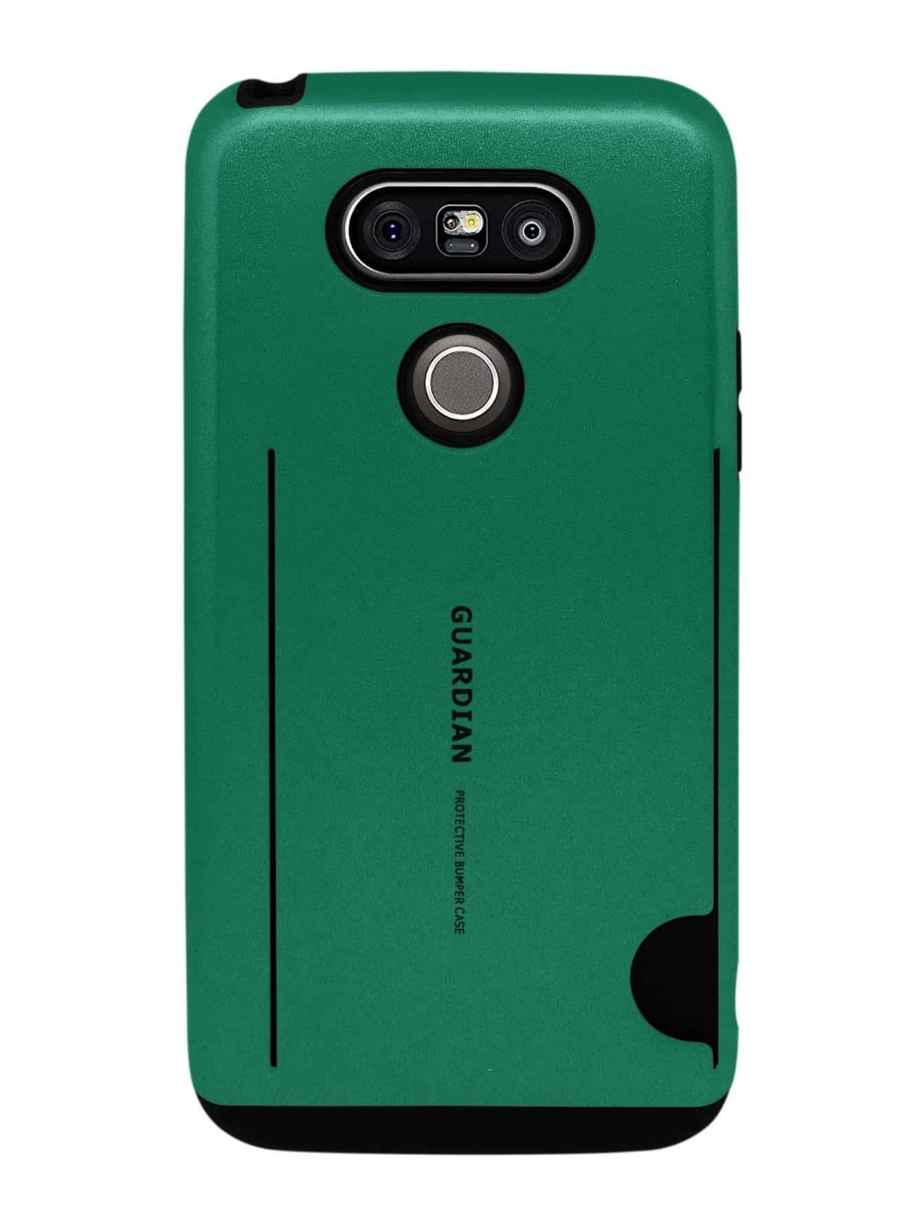 Rugged Use Card Holder Case Cover For  G5 Guardian - 墨綠色 - 查看 1