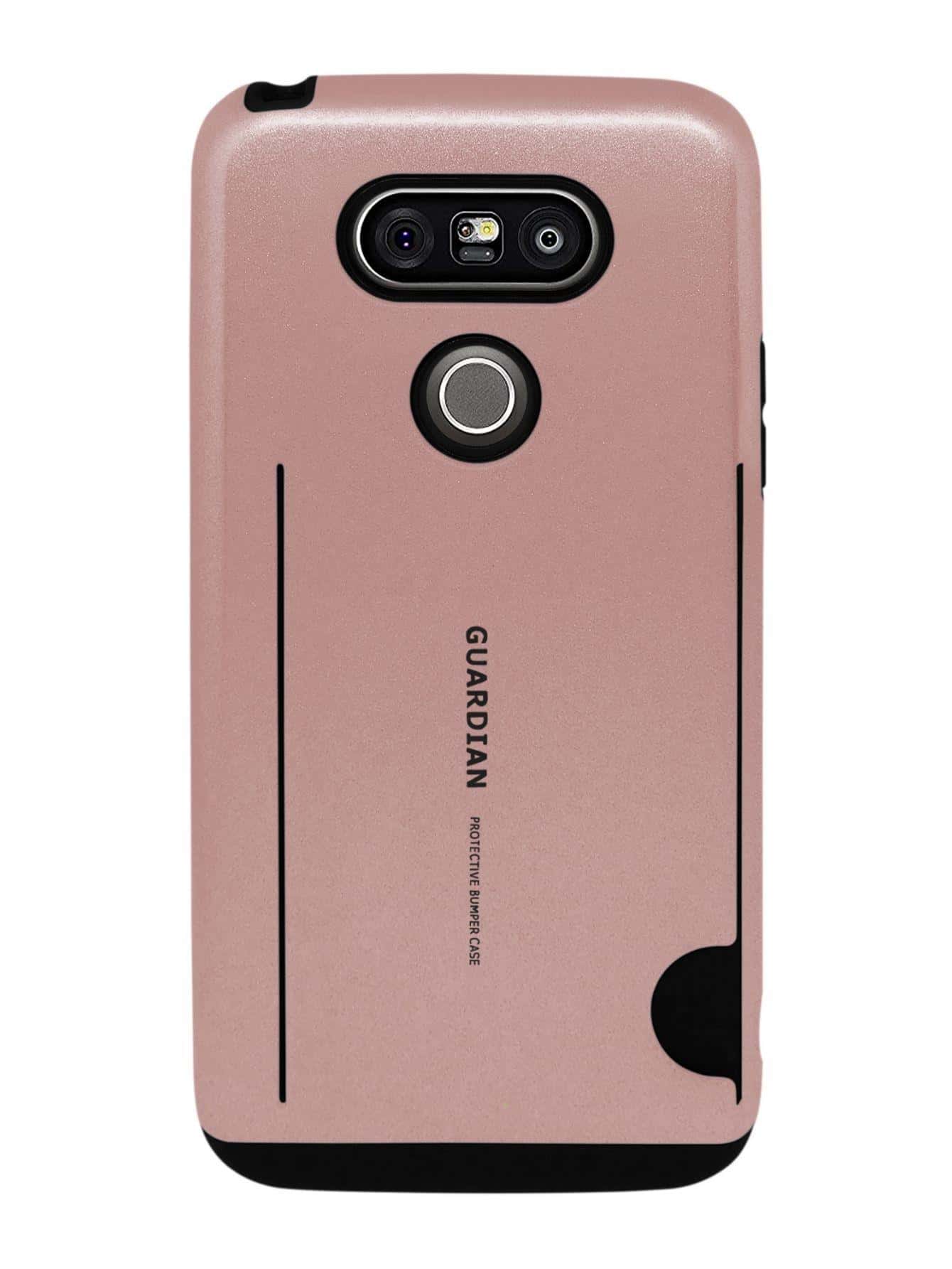 Rugged Use Card Holder Case Cover For G5 Guardian - 粉色 - 查看 1