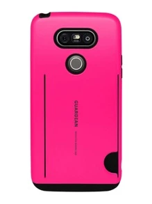 Rugged Use Card Holder Case Cover For  G5 Guardian - 玫紅色 - 查看 1
