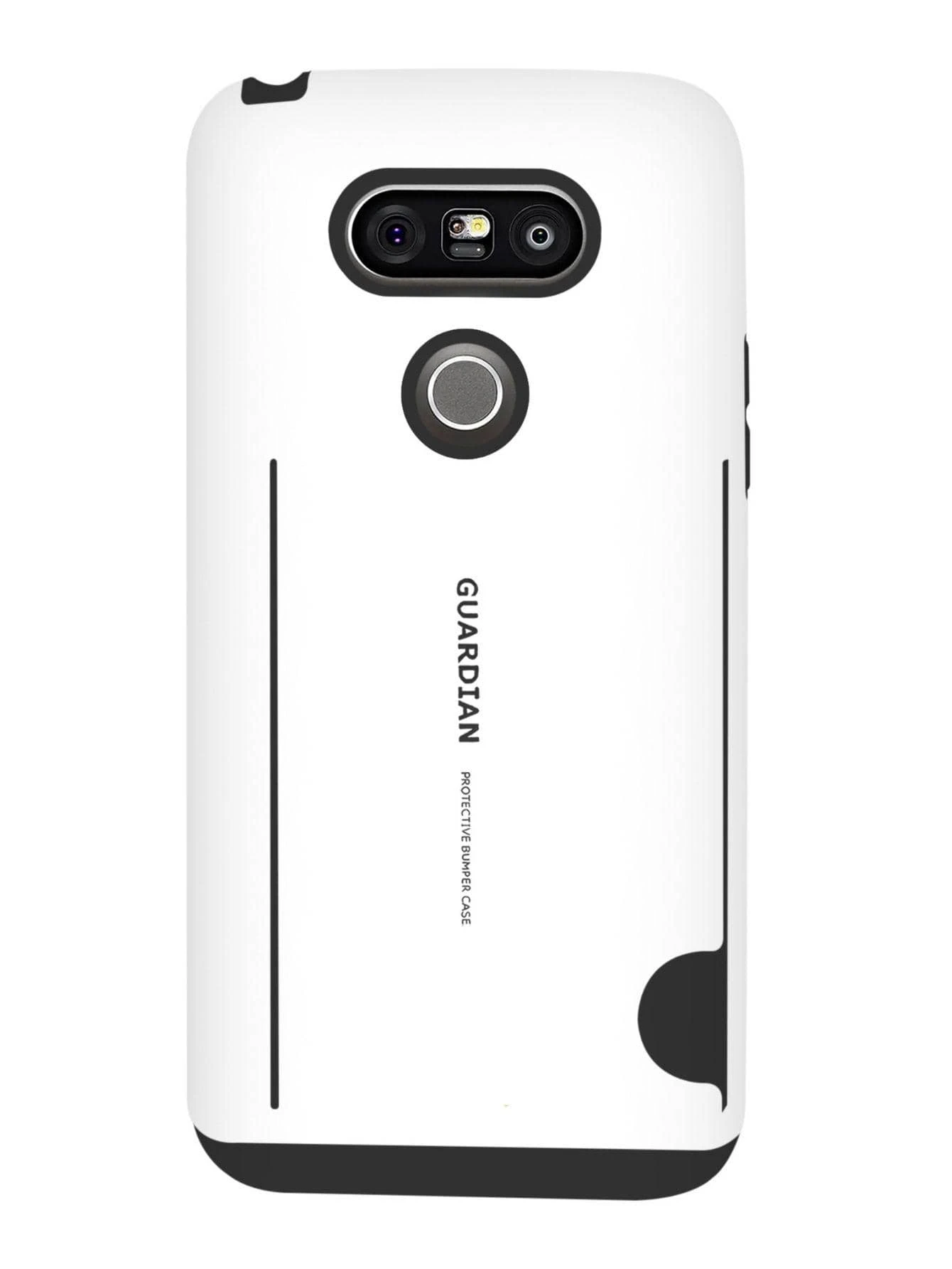 Rugged Use Card Holder Case Cover For G5 Guardian - White - View 1