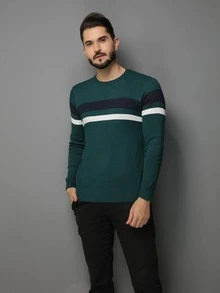 Men Sweaters - Green - View 6