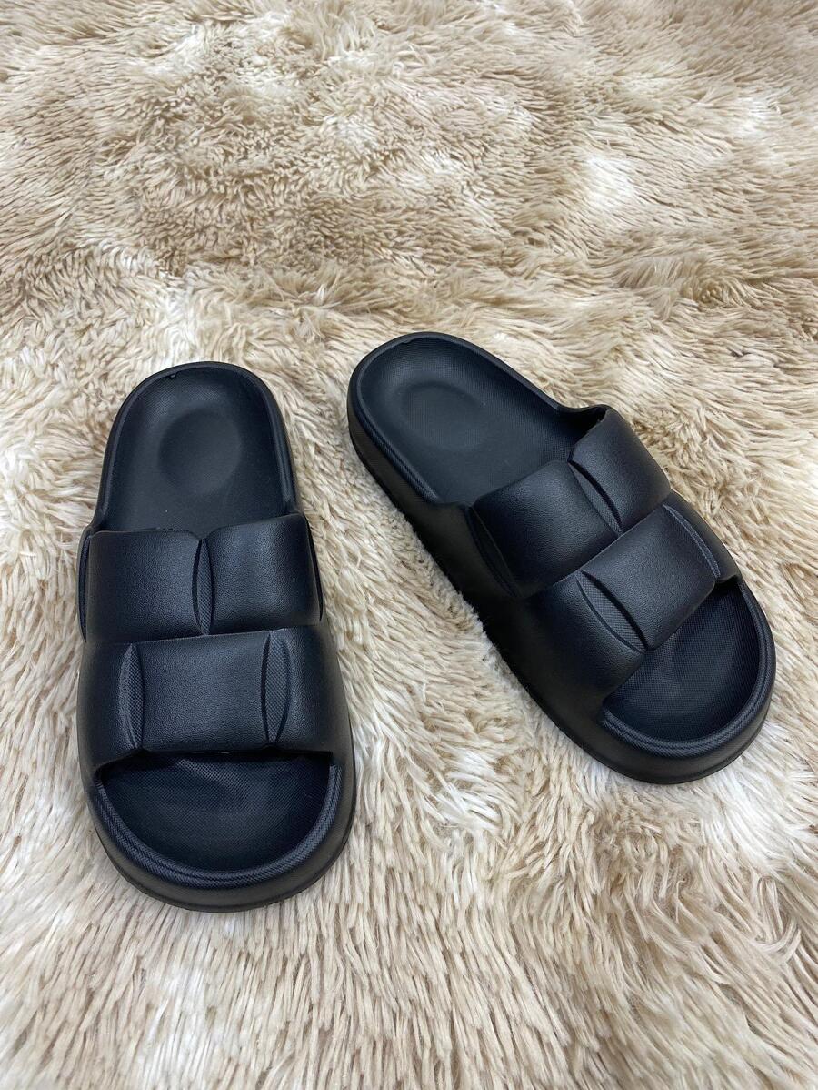 Women Flat Sandals - 黑色 - 查看 1