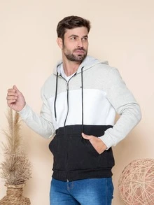 Men Sweatshirts - Màu Xám nhạt - Xem 4
