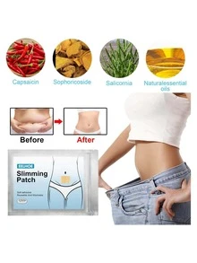 30 Patches Mymi Wonder Slimming And Firming Patch, Abdomen Weight Loss - Beige - View 4
