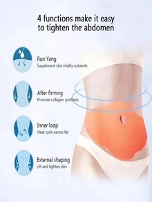 30 Patches Mymi Wonder Slimming And Firming Patch, Abdomen Weight Loss - Beige - View 3