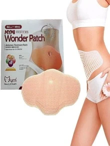 30 Patches Mymi Wonder Slimming And Firming Patch, Abdomen Weight Loss - Beige - View 5